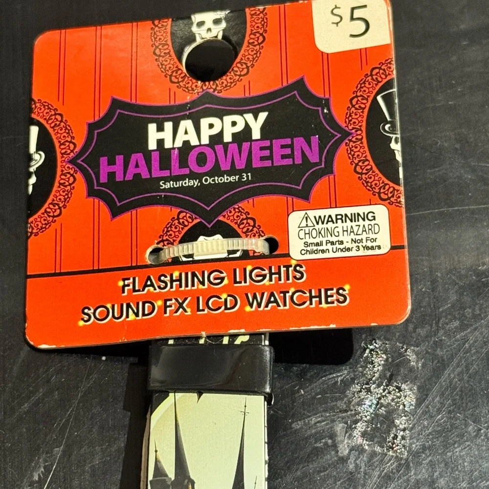 Retro Halloween Pumpkin LCD‎ Watch